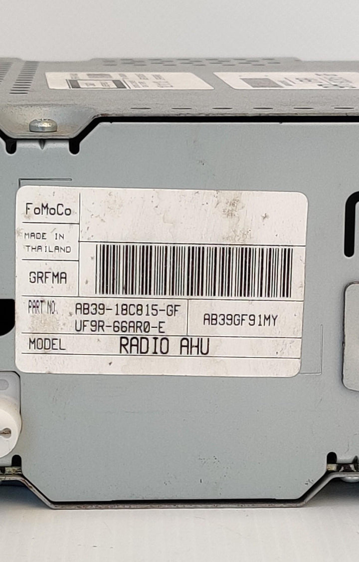 2014 Mazda BT-50 - Stereo Head Unit PN: AB3918C815GF