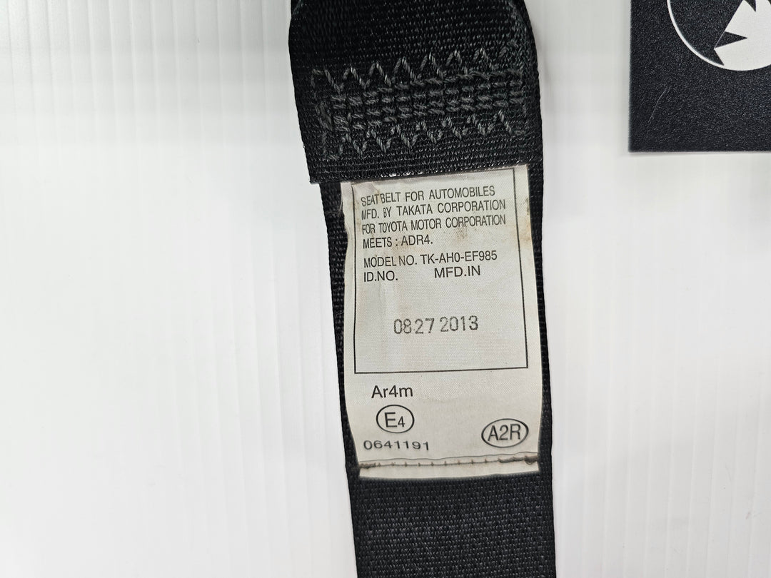 2013, Toyota, Corolla, Left Rear Seat Belt