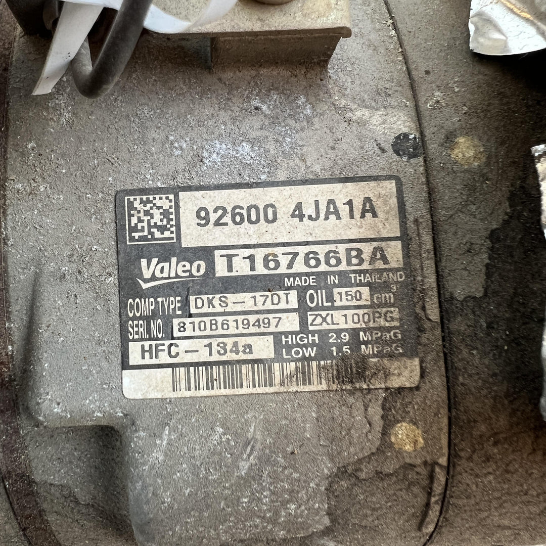 2018 Nissan Navara D23 - A/C Compressor PN: 926004JA1A