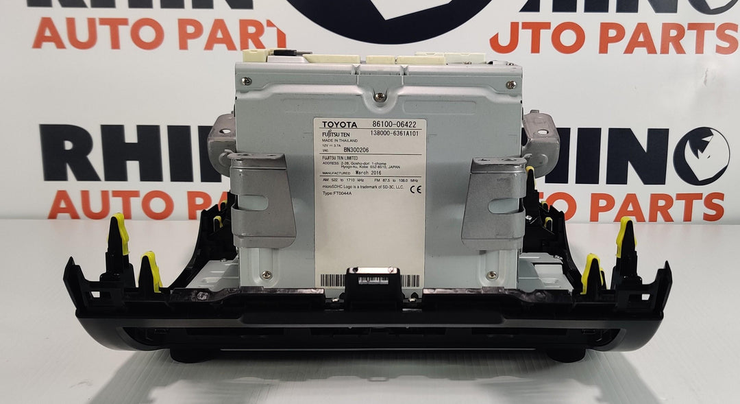 2015 -
  2017
  Toyota
  Camry
  Atara SL
  Stereo Head Unit
  8610006422