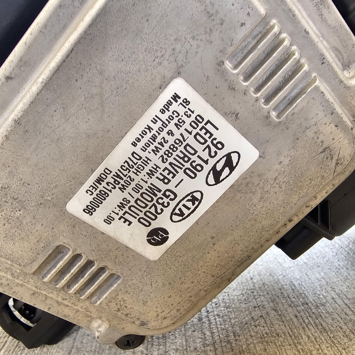 2023 Hyundai i30 - Right Headlight PN: 92190G3200