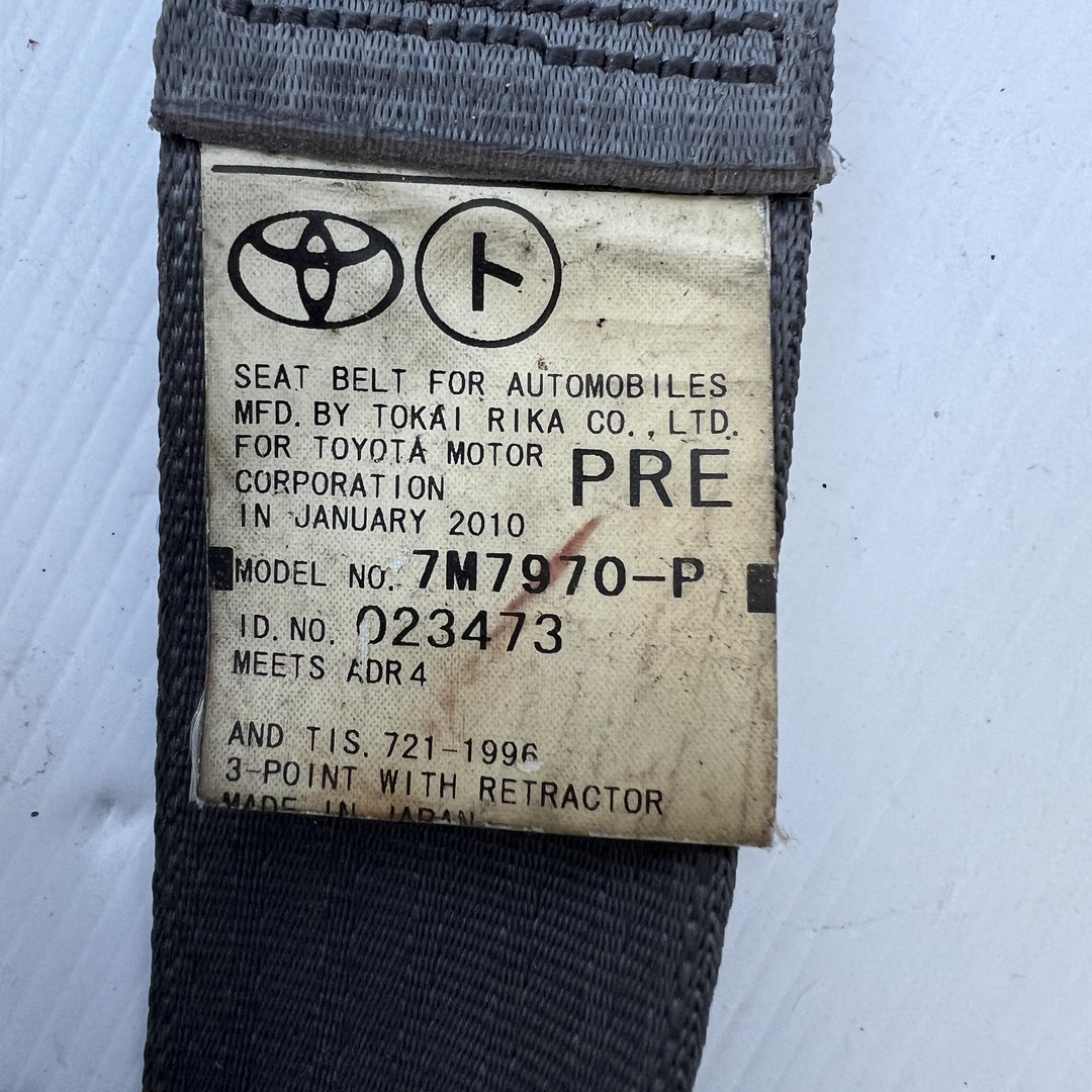 2010 Toyota Hiace - Left Front Seat Belt PN: 7M7970P