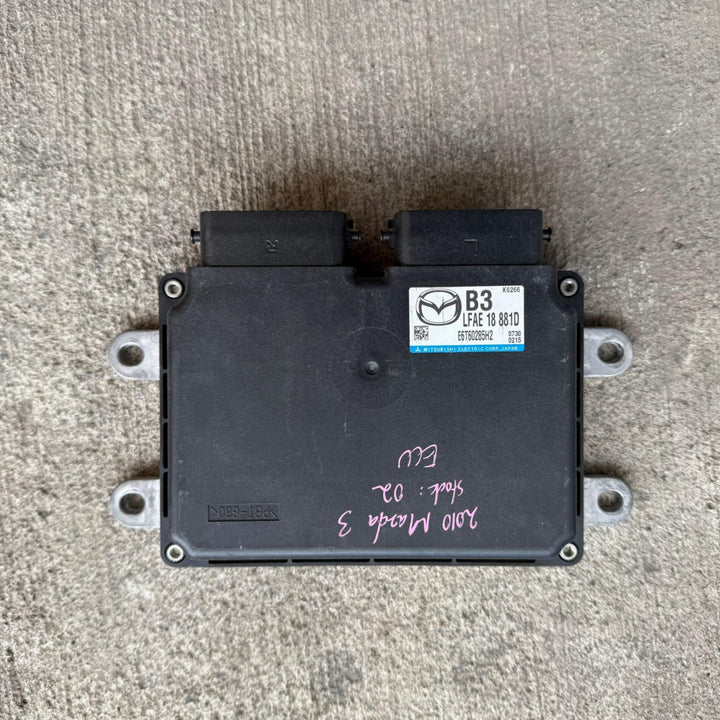 2010 Mazda 3 - ECU PN: LFAE18881D