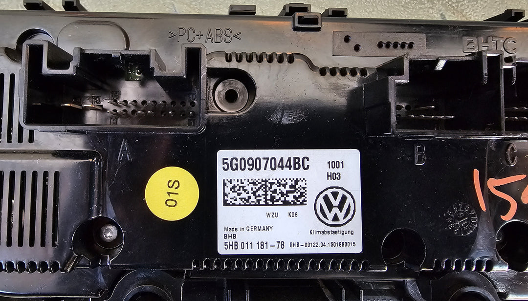 2015, Volkswagen, Golf, Mk7, Heater/AC Controls