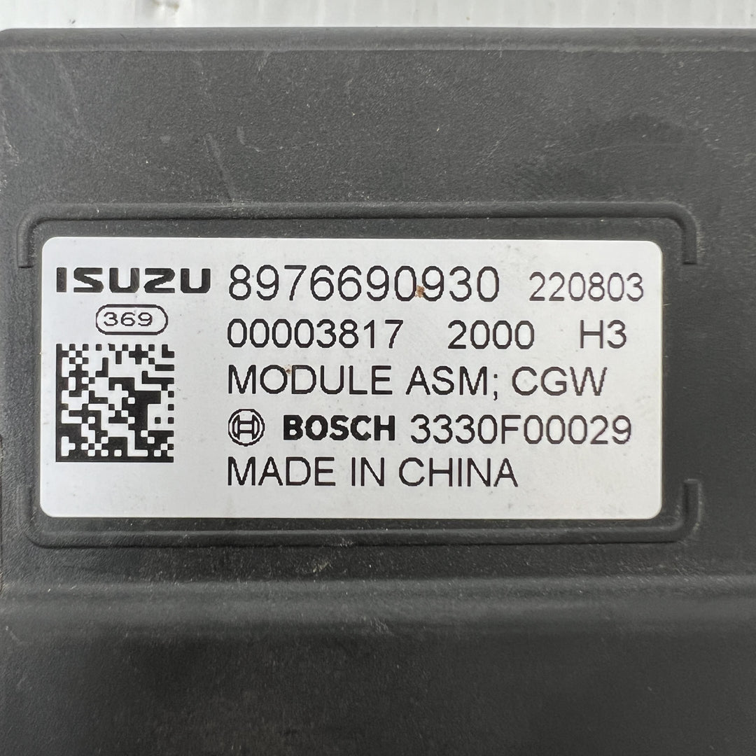2022 Mazda BT-50 TF - Electronic Module PN: 8976690930