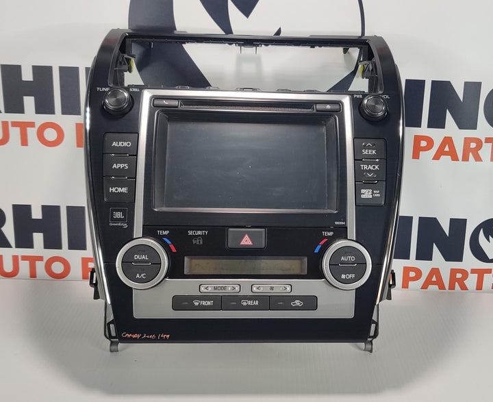 2015 -
  2017
  Toyota
  Camry
  Atara SL
  Stereo Head Unit
  8610006422