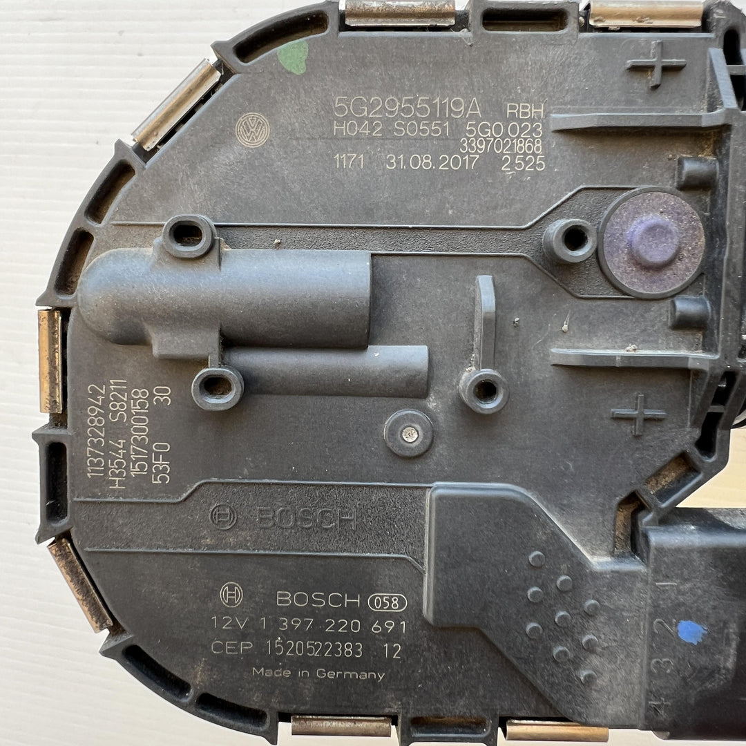 2018 Volkswagen Golf - Wiper Motor PN: 5G2955119A