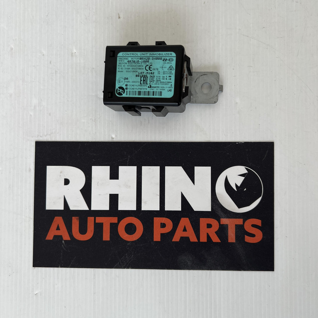 2018 Hyundai iLoad TQ - Immobiliser Control Module PN: 95420D4000