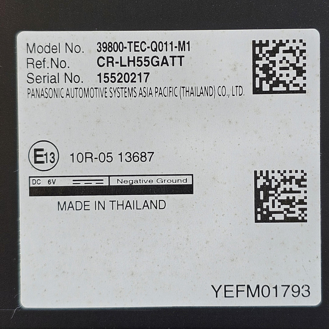 2016 -
  2021
  Honda
  Civic
  VTiLX
  Antenna Control Module
  39800TECQ011M1