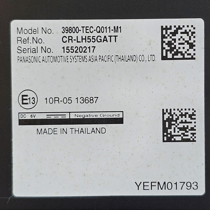 2016 -
  2021
  Honda
  Civic
  VTiLX
  Antenna Control Module
  39800TECQ011M1