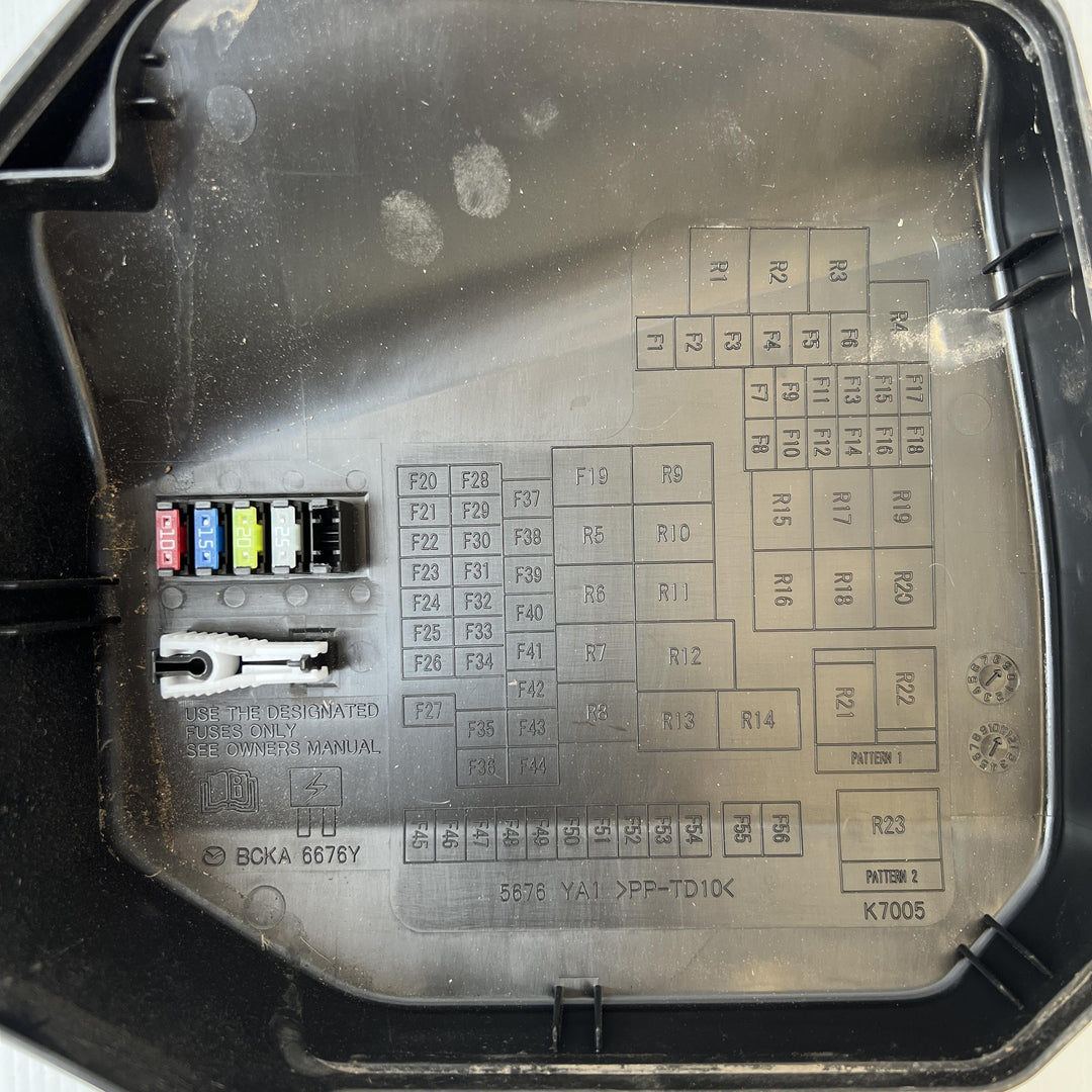 2021 Mazda Mazda3 BP - Fuse Box