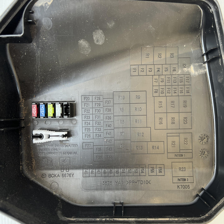 2021 Mazda Mazda3 BP - Fuse Box