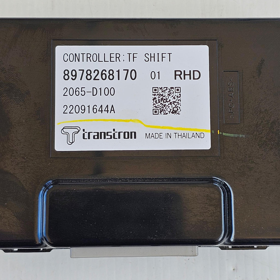 2022 Isuzu MU-X - Electronic Module PN: 8978268170