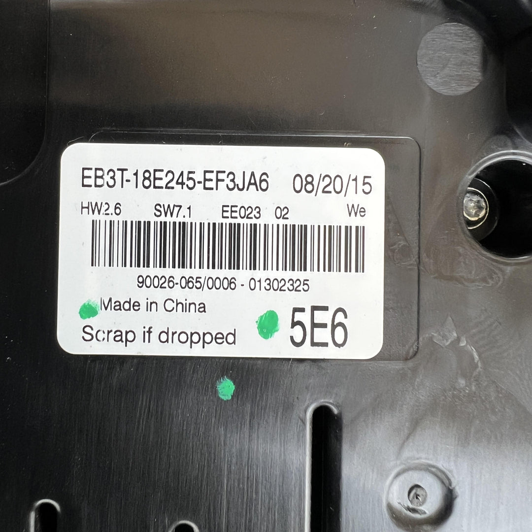 2015 -
  2018
  Ford
  Ranger
  Wildtrak
  Heater/AC Controls
  EB3T18E245EF3JA6