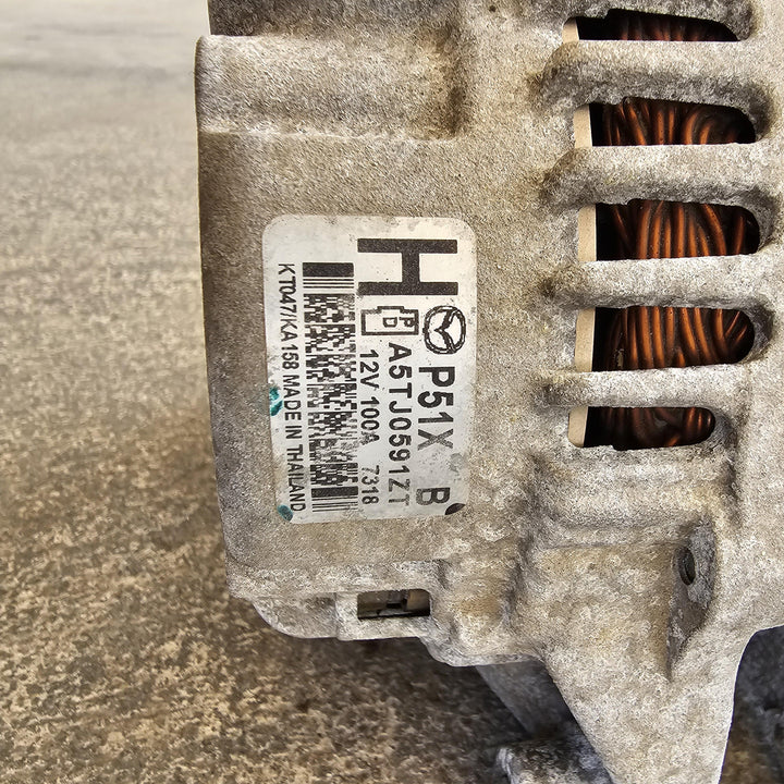 2017 Mazda Mazda2 DJ - Alternator PN: A5TJ0591ZT