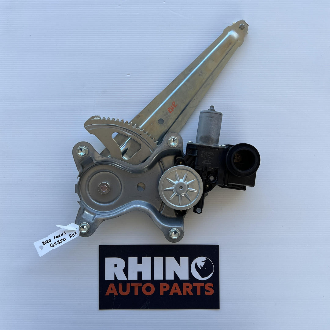 2020 Lexus GS350 GRL12R - Right Rear Window Regulator/Motor
