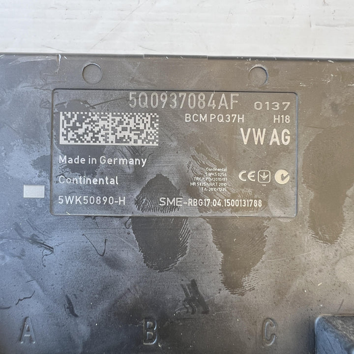 2015 Volkswagen Golf MK7 - 5G BE BQ - Body Control Module PN: 5Q0937084AF