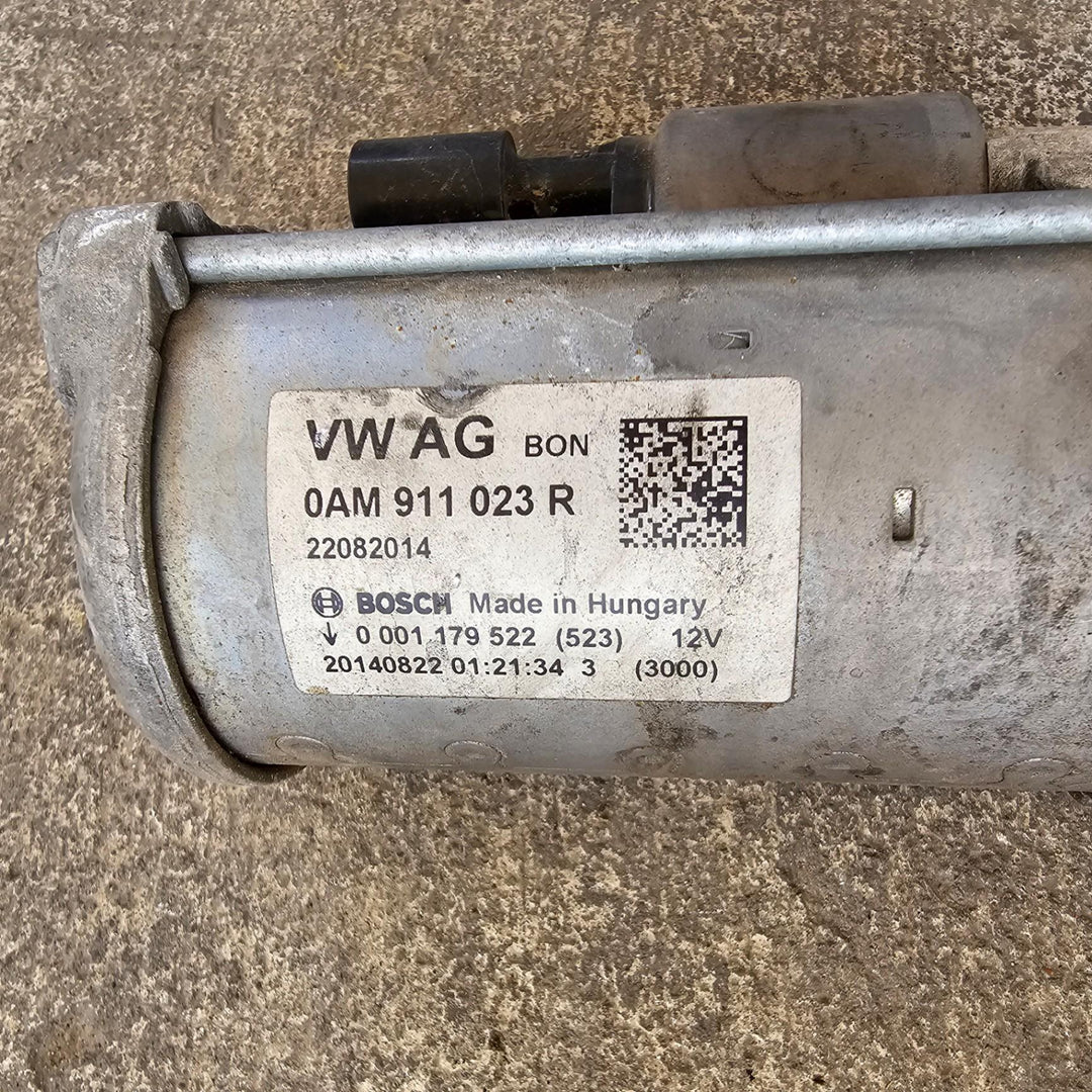 2014 Audi A3 - Starter Motor PN: 0AM911023R