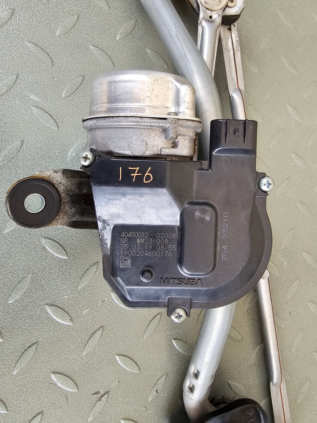 2019, Mazda, 3, Wiper Motor