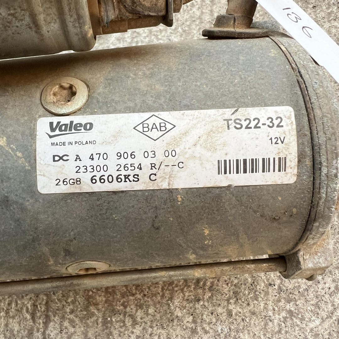 2018 Nissan Navara D23 - Starter Motor PN: 233002654