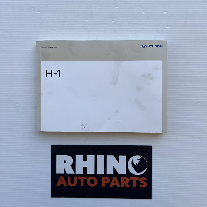 2007 -
  2021
  Hyundai
  iLoad
  Cargo
  Owners Handbook