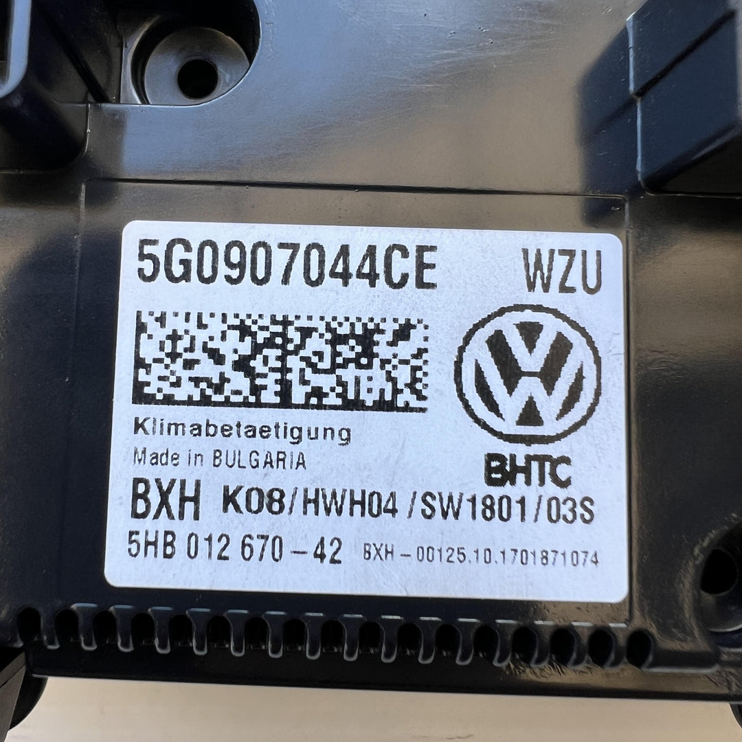 2018 Volkswagen Golf - Heater/AC Controls PN: 5G0907044CE