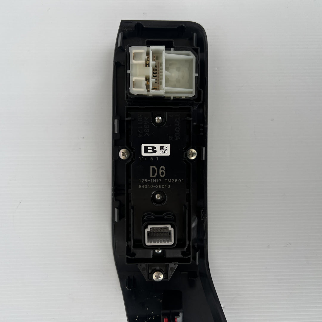 2021 Toyota Hiace VI H300 GDH300 - Master Power Window Switch PN: 8404026010