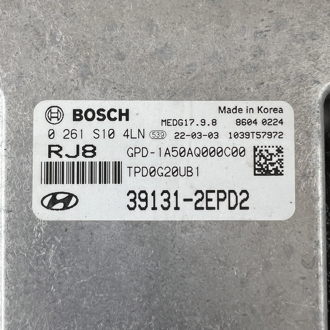 2022 Hyundai i30 PD - ECU PN: 391312EPD2