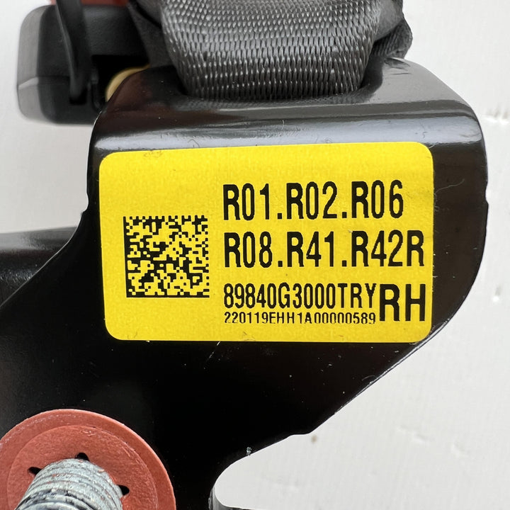 2017 -
  2023
  Hyundai
  i30
  Elite
  Right Rear Seat Belt Stalk
  89840G300TRY