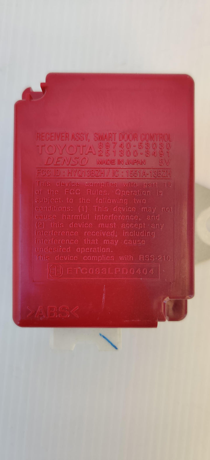 2007 IS GSE20R - Smart Door Control Module Receiver PN: 8974053030
