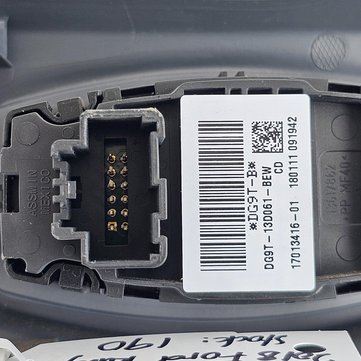 2015 -
  2018
  Ford
  Ranger
  XLT
  Headlight Switch
  DG9T13D061BEW