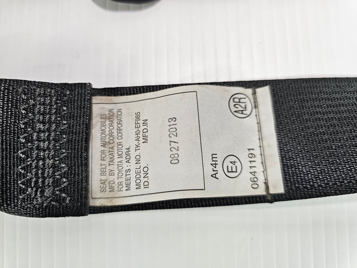 2013, Toyota, Corolla, Right Rear Seat belt