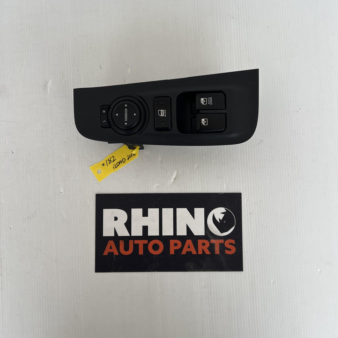 2018 Hyundai iLoad TQ - Master Power Window Switch PN: 935704HBC0WK