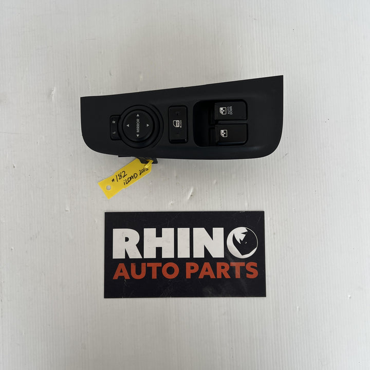 2018 Hyundai iLoad TQ - Master Power Window Switch PN: 935704HBC0WK