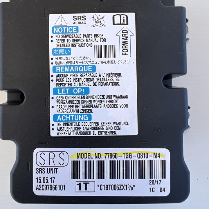 2017 Honda Civic FK FK4 - Airbag Module