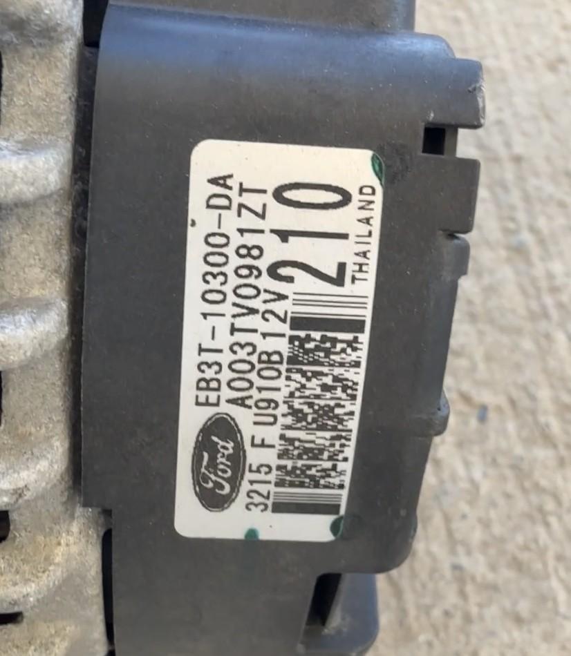 2015-2022 Ford Ranger PXII - Alternator PN: EB3T10300DA