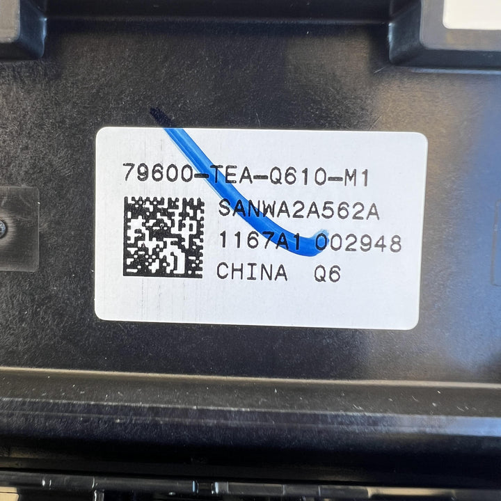 2017 Honda Civic FK FK4 - Heater/AC Controls