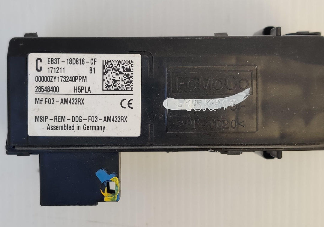 2011 -
  2022
  Ford
  Ranger
  XLT
  Central Locking Module
  EB3T18D816CF