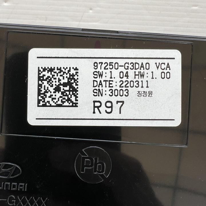 2022 Hyundai i30 PD - Heater/AC Controls
