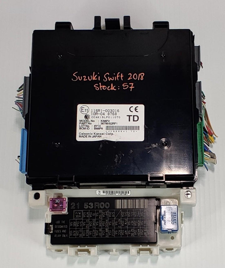2019 Suzuki Swift - Body Control Module PN: 3678552RF1