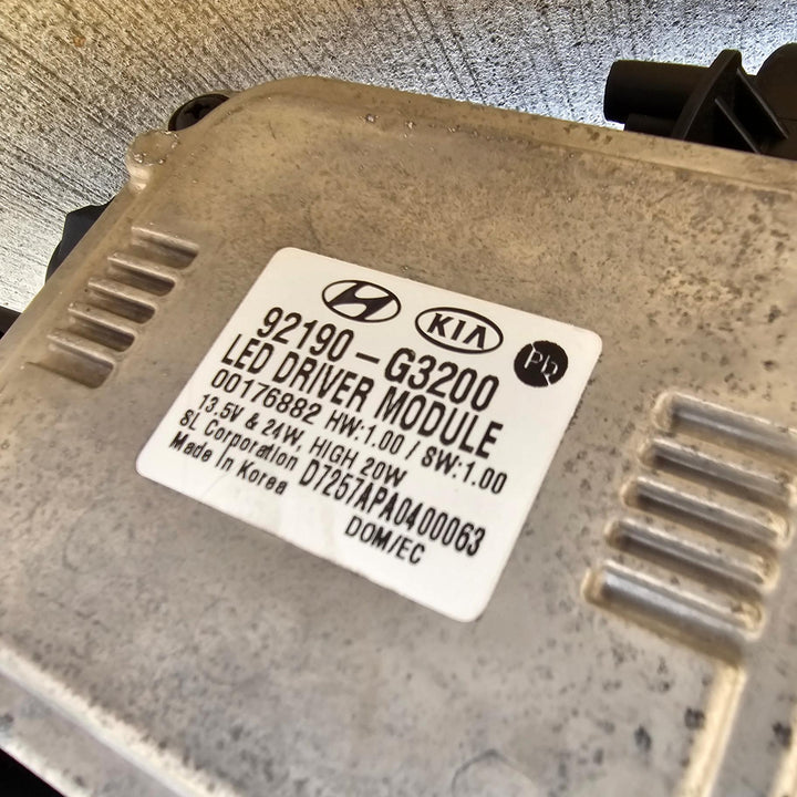 2023 Hyundai i30 - Left Headlight PN: 92190G3200