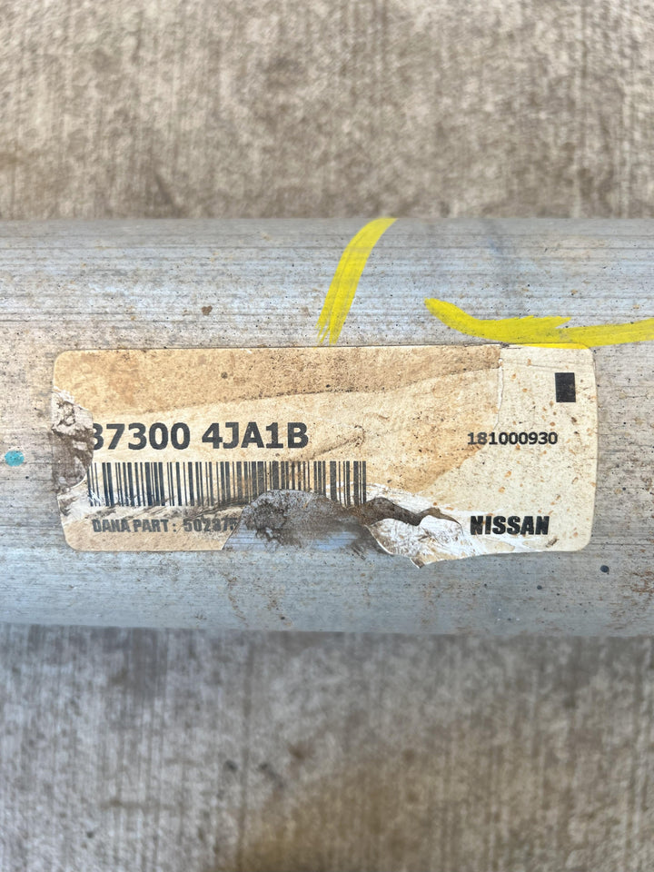 2018 Nissan Navara D23 - Rear Prop Shaft PN: 873004JA1B
