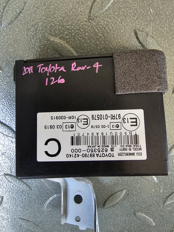 2011 Toyota RAV4 ACA38R CV  Petrol Automatic - Electronic Module 89780