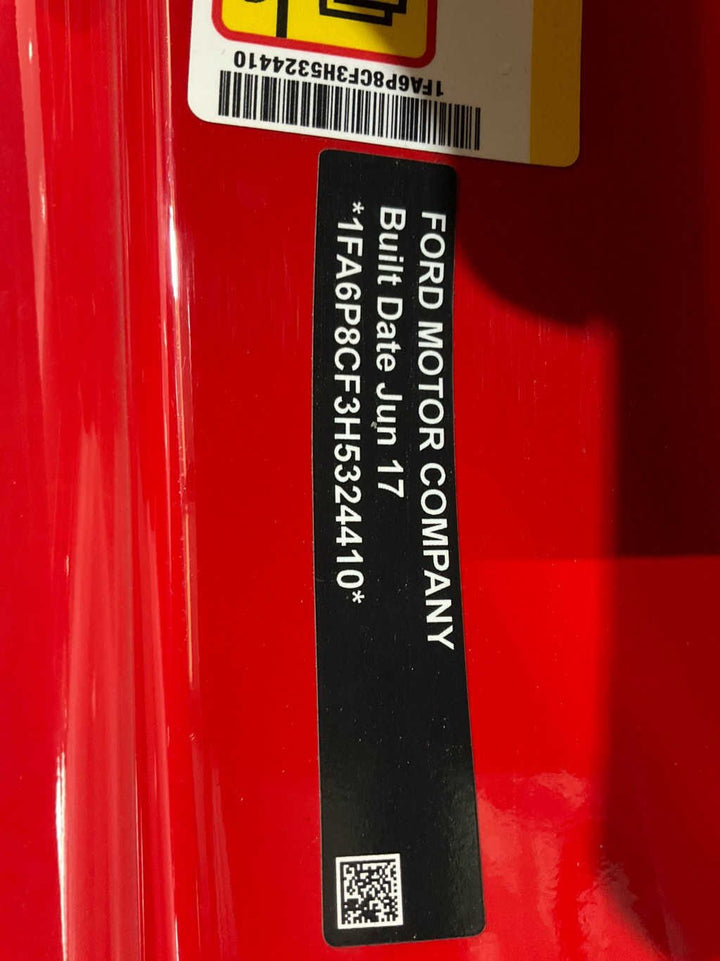 2017 Ford Mustang GT 50 Year Anniversary FM 1FA6P8CF3H5324410