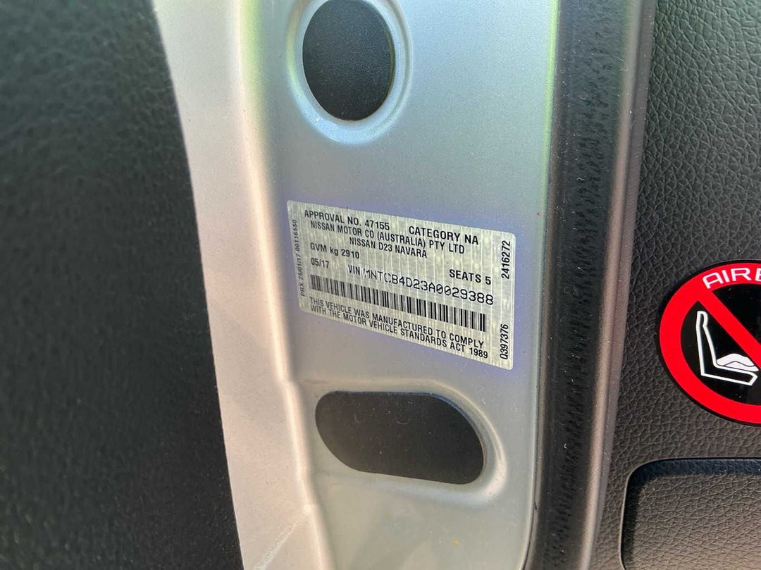 2017 Nissan Navara SL D23