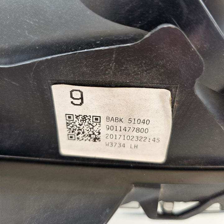 2018 Mazda Mazda3 BN - Left Headlight PN: BABK51040