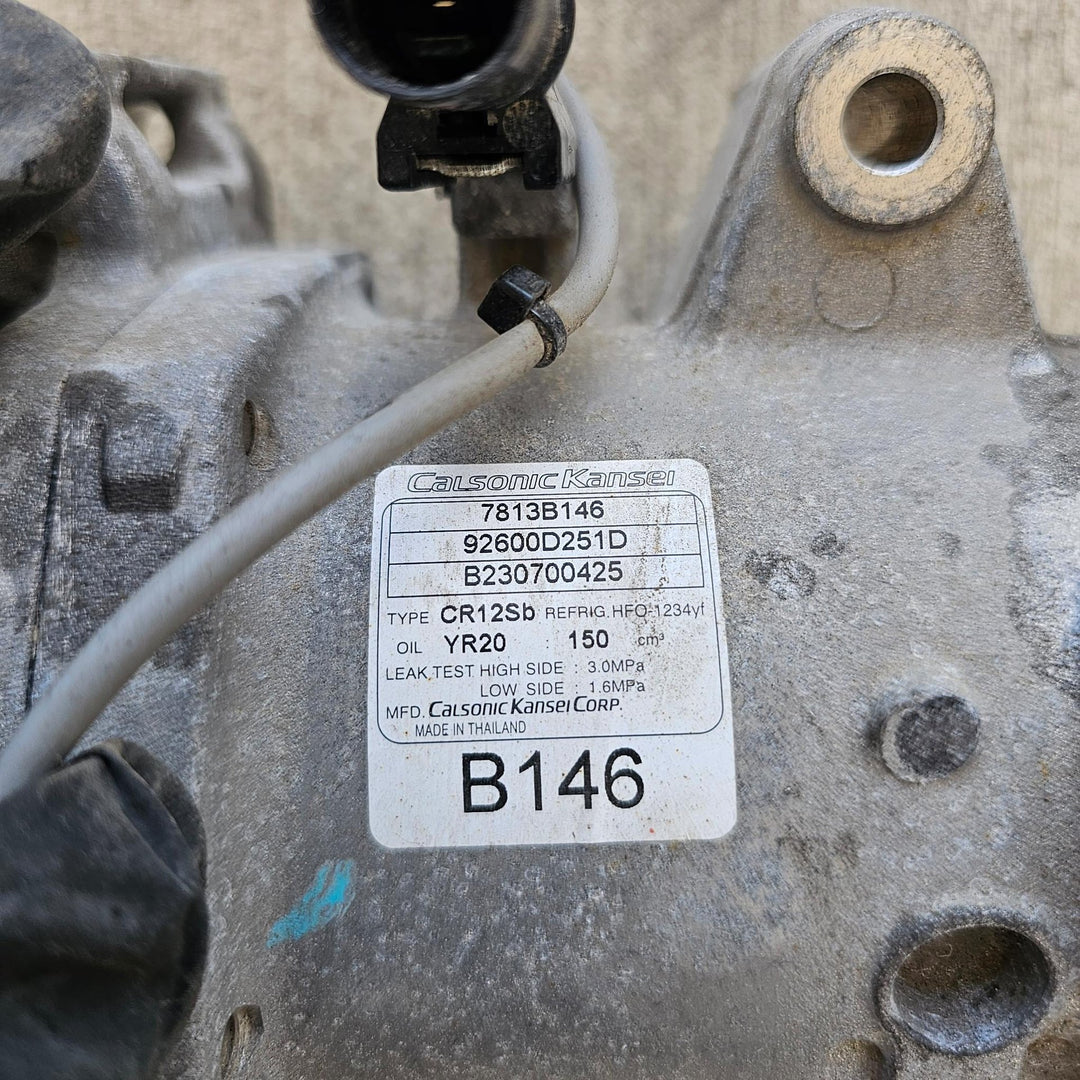 Mar 2015 to Oct 2023 - Mitsubishi Triton MQ MR Diesel 2.4L Engine Code 4N15 - A/C Compressor