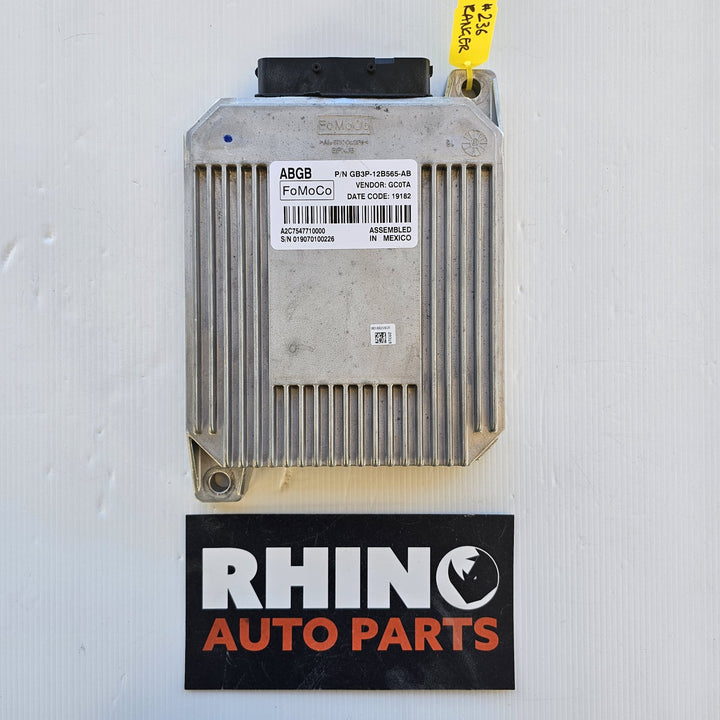 2019 Ford Ranger XLS Transmission Control Module GB3P12B565AB