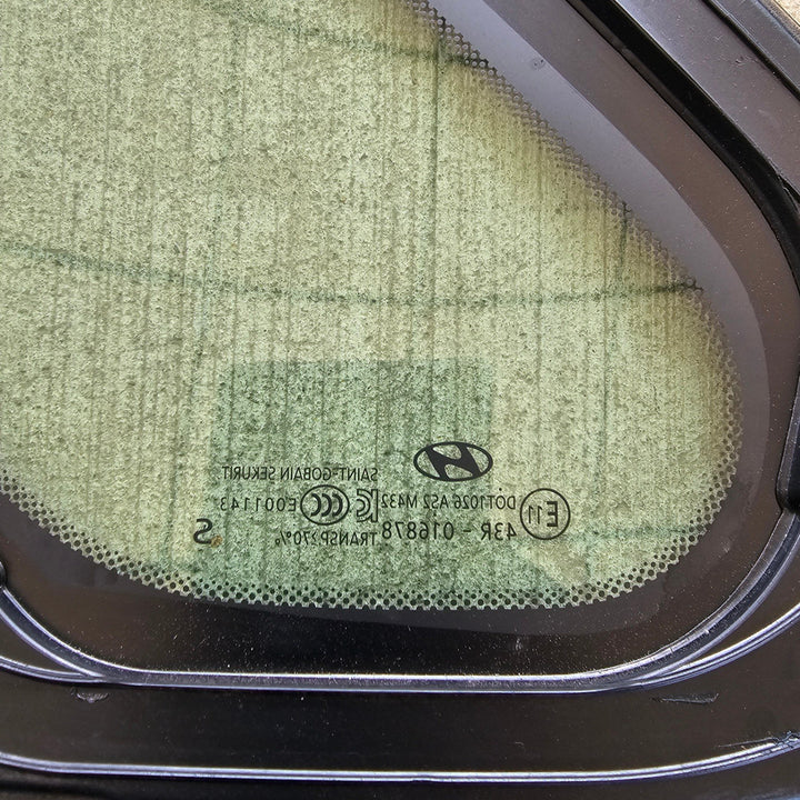 2023 Hyundai i30 - Right Rear Quarter Door Glass PN: 012CT1K135