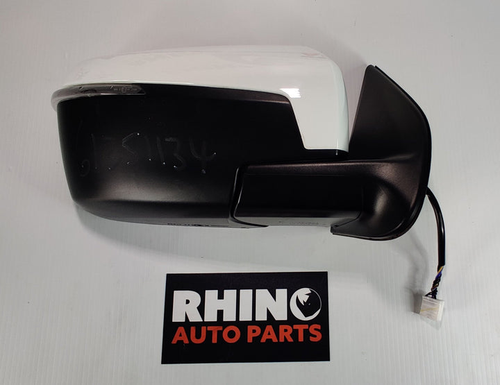 Jul 2020 to Sep 2024- Mazda BT-50 TF- Right Door Mirror- Manual Fold, Non-Heated Type, Colour Coded